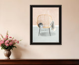 Happy Cat 1 Black Framed Print Wall Art - Homeroots