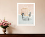 Happy Cat 2 White Framed Print Wall Art - Homeroots