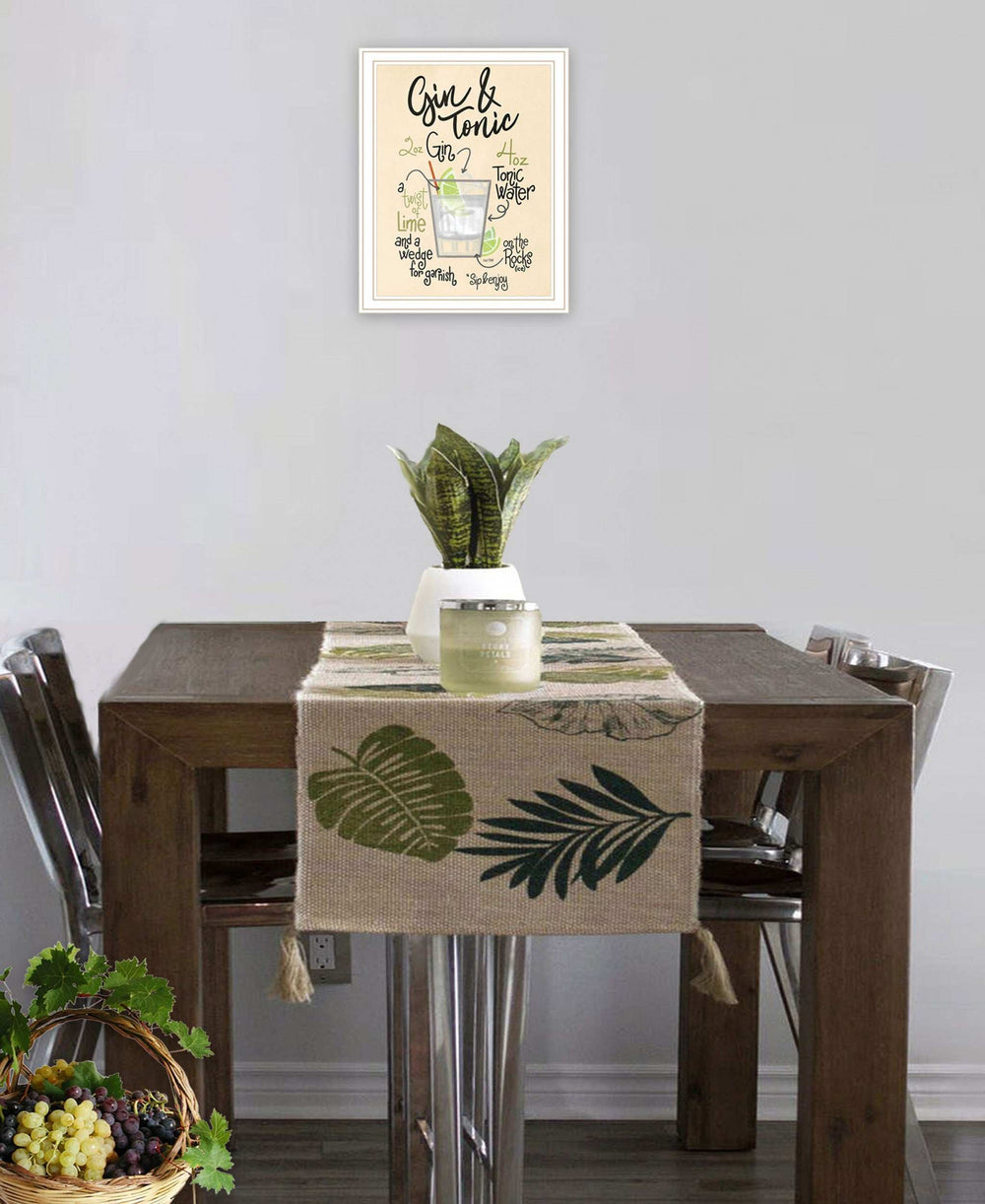 Gin and Tonic 2 White Framed Print Wall Art - Homeroots - Flyclothing LLC