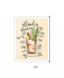 Bloody Mary 2 White Framed Print Wall Art - Homeroots - Flyclothing LLC