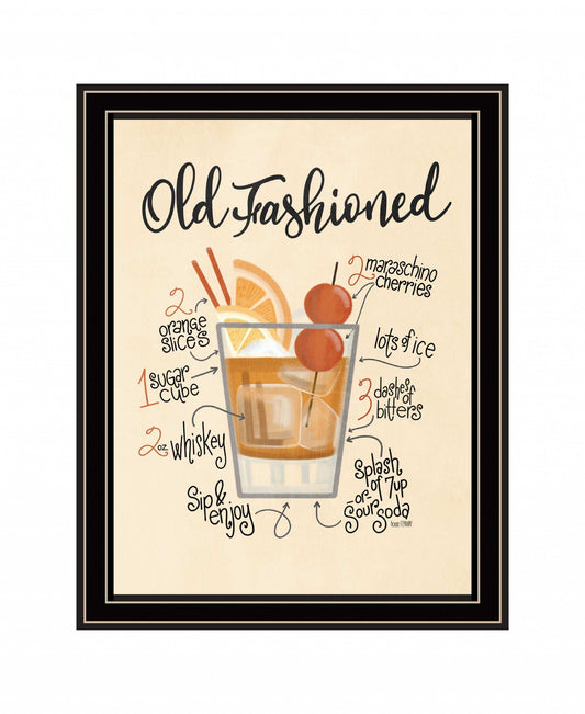 Old Fashioned 1 Black Framed Print Wall Art - Homeroots - Flyclothing LLC