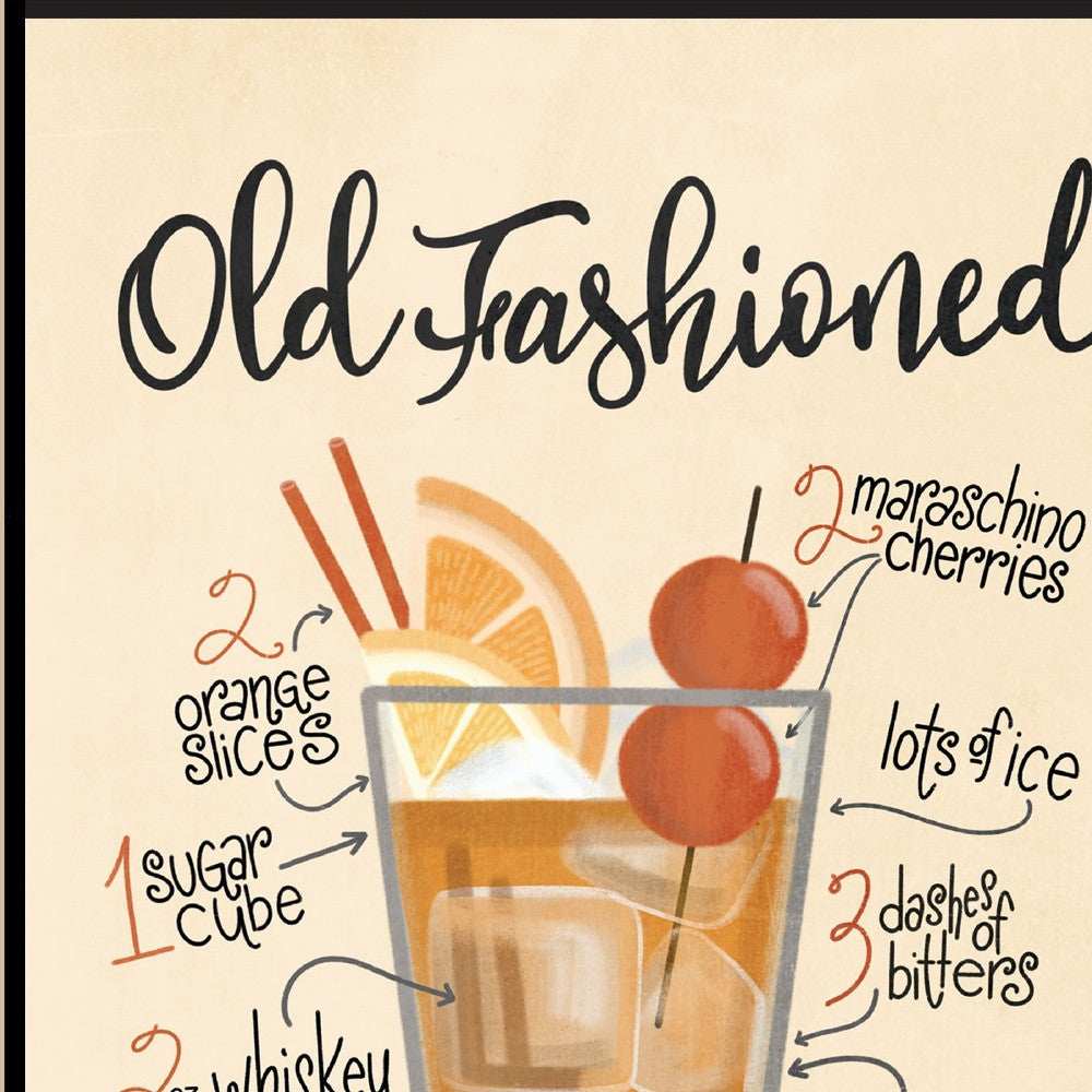 Old Fashioned 1 Black Framed Print Wall Art - Homeroots - Flyclothing LLC