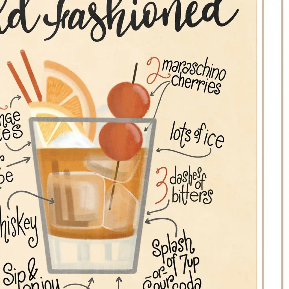 Old Fashioned 2 White Framed Print Wall Art - Homeroots - Flyclothing LLC