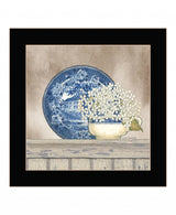 Farmhouse Blues I 1 Black Framed Print Wall Art - Homeroots - Flyclothing LLC
