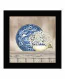 Farmhouse Blues I 1 Black Framed Print Wall Art - Homeroots