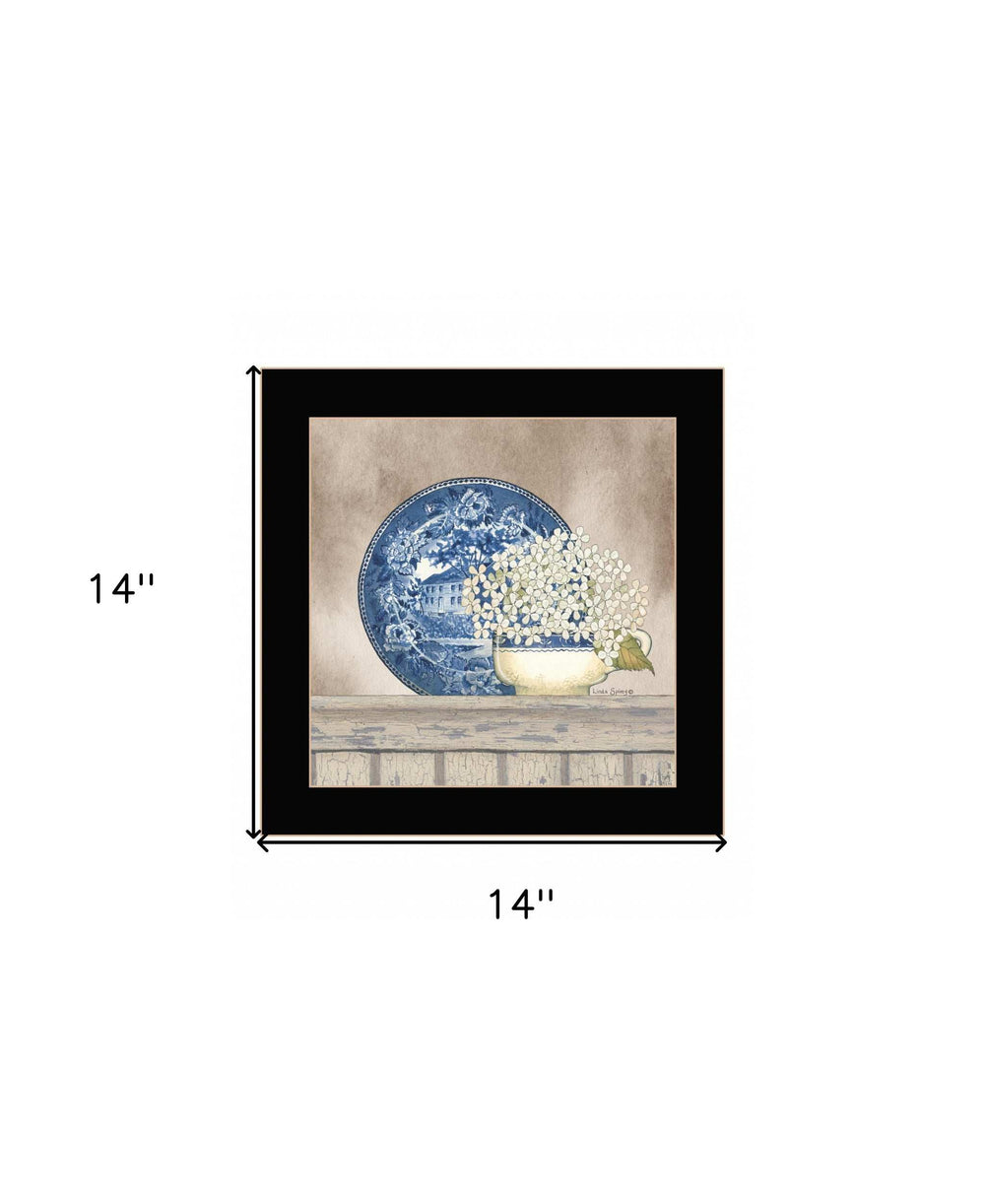 Farmhouse Blues I 1 Black Framed Print Wall Art - Homeroots - Flyclothing LLC