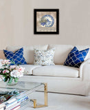 Farmhouse Blues II 1 Black Framed Print Wall Art - Homeroots - Flyclothing LLC