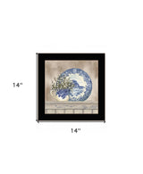 Farmhouse Blues II 1 Black Framed Print Wall Art - Homeroots - Flyclothing LLC