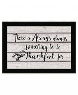 Always Thankful 1 Black Framed Print Wall Art - Homeroots - Flyclothing LLC