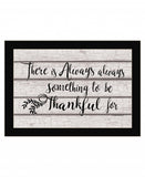 Always Thankful 1 Black Framed Print Wall Art - Homeroots