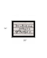 Always Thankful 1 Black Framed Print Wall Art - Homeroots - Flyclothing LLC
