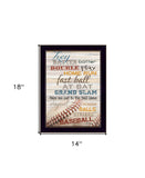 Hey Batter Batter 3 Black Framed Print Wall Art - Homeroots - Flyclothing LLC