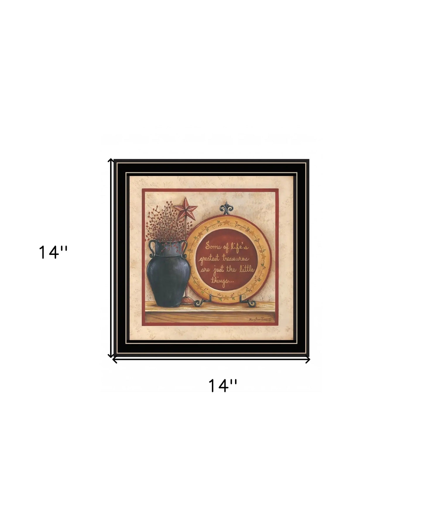 Greatest Treasures 2 Black Framed Print Wall Art - Homeroots - Flyclothing LLC