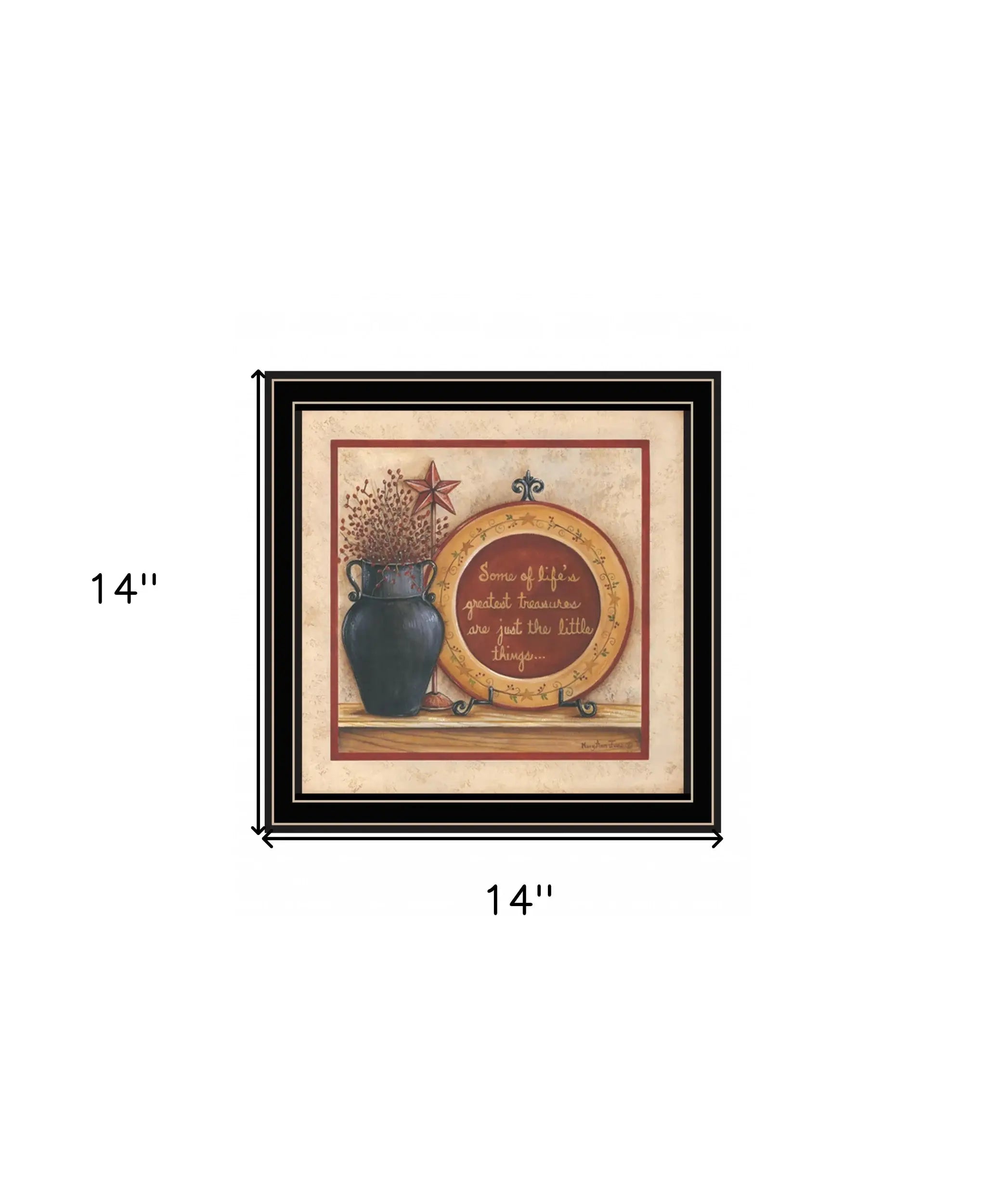 Greatest Treasures 2 Black Framed Print Wall Art - Homeroots - Flyclothing LLC