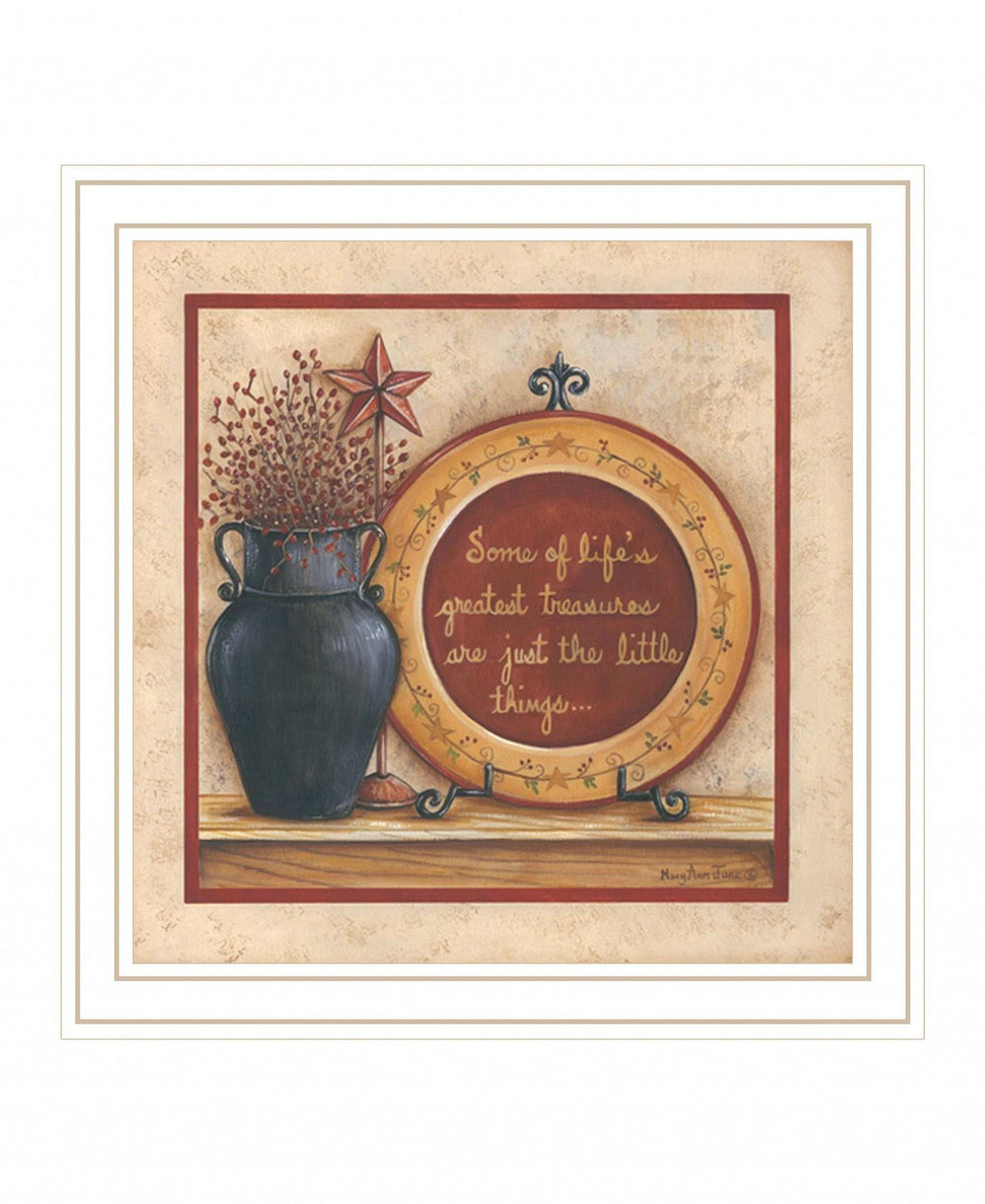 Greatest Treasures 3 White Framed Print Wall Art - Homeroots - Flyclothing LLC