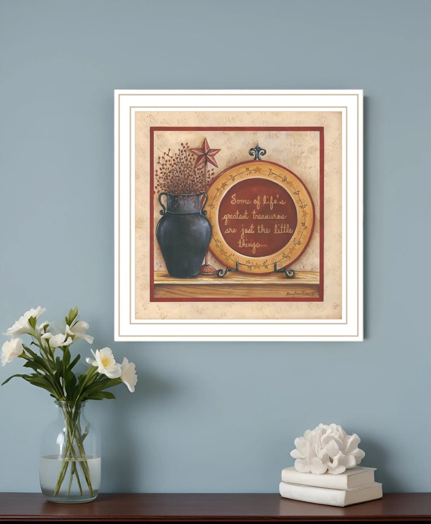 Greatest Treasures 3 White Framed Print Wall Art - Homeroots - Flyclothing LLC