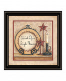 Simple Pleasures 3 Black Framed Print Wall Art - Homeroots