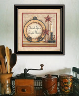 Simple Pleasures 3 Black Framed Print Wall Art - Homeroots - Flyclothing LLC