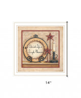 Simple Pleasures 4 White Framed Print Wall Art - Homeroots - Flyclothing LLC