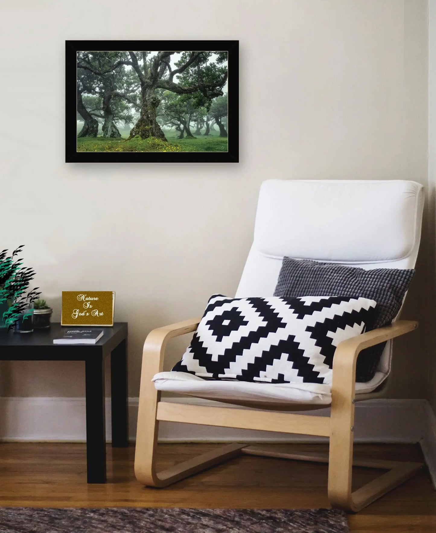 Enchanted Forest I 1 Black Framed Print Wall Art - Homeroots - Flyclothing LLC