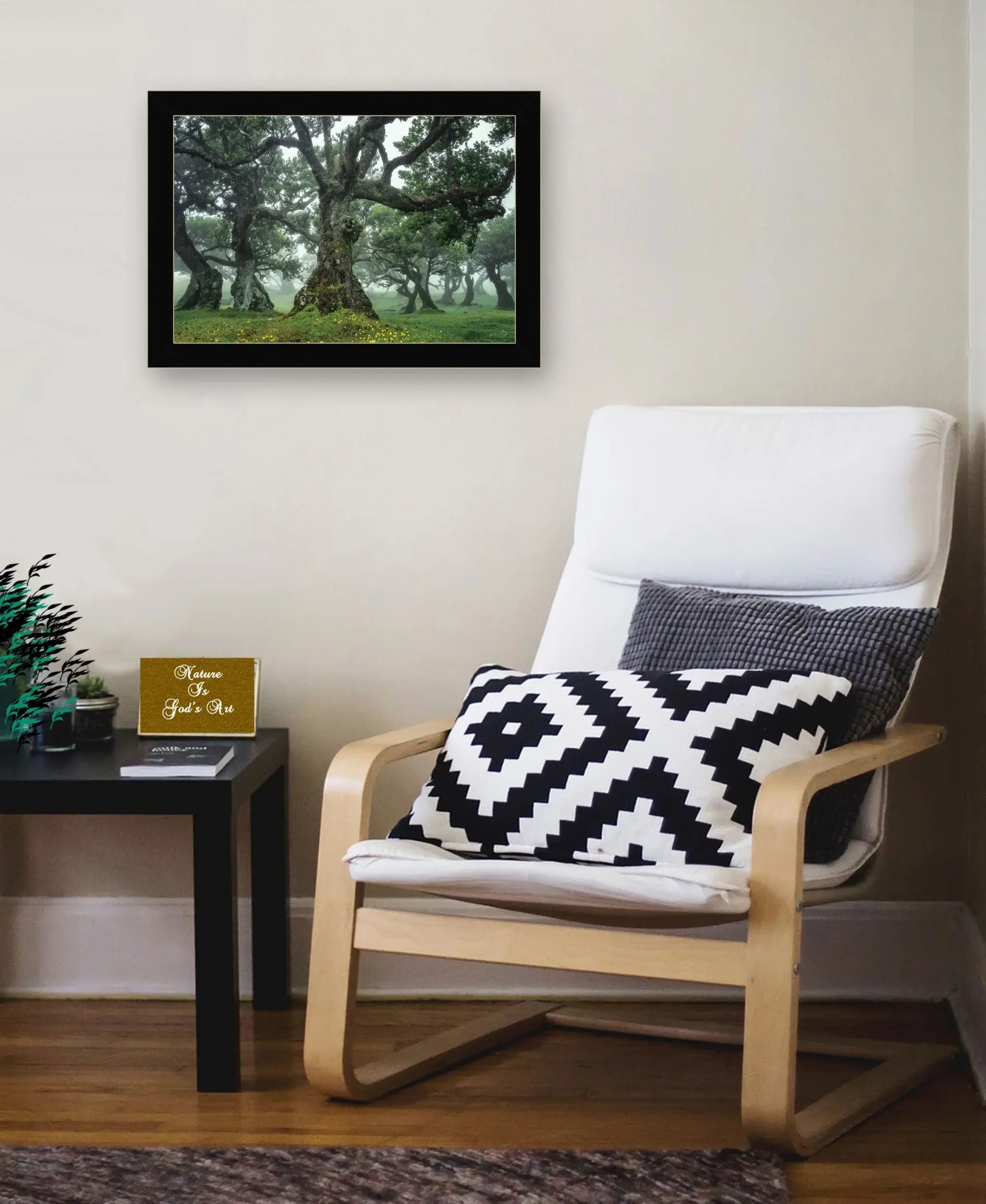 Enchanted Forest I 1 Black Framed Print Wall Art - Homeroots - Flyclothing LLC