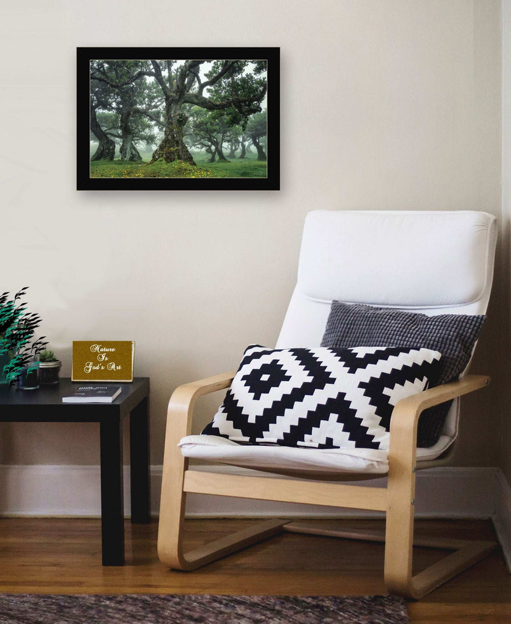 Enchanted Forest I 1 Black Framed Print Wall Art - Homeroots - Flyclothing LLC