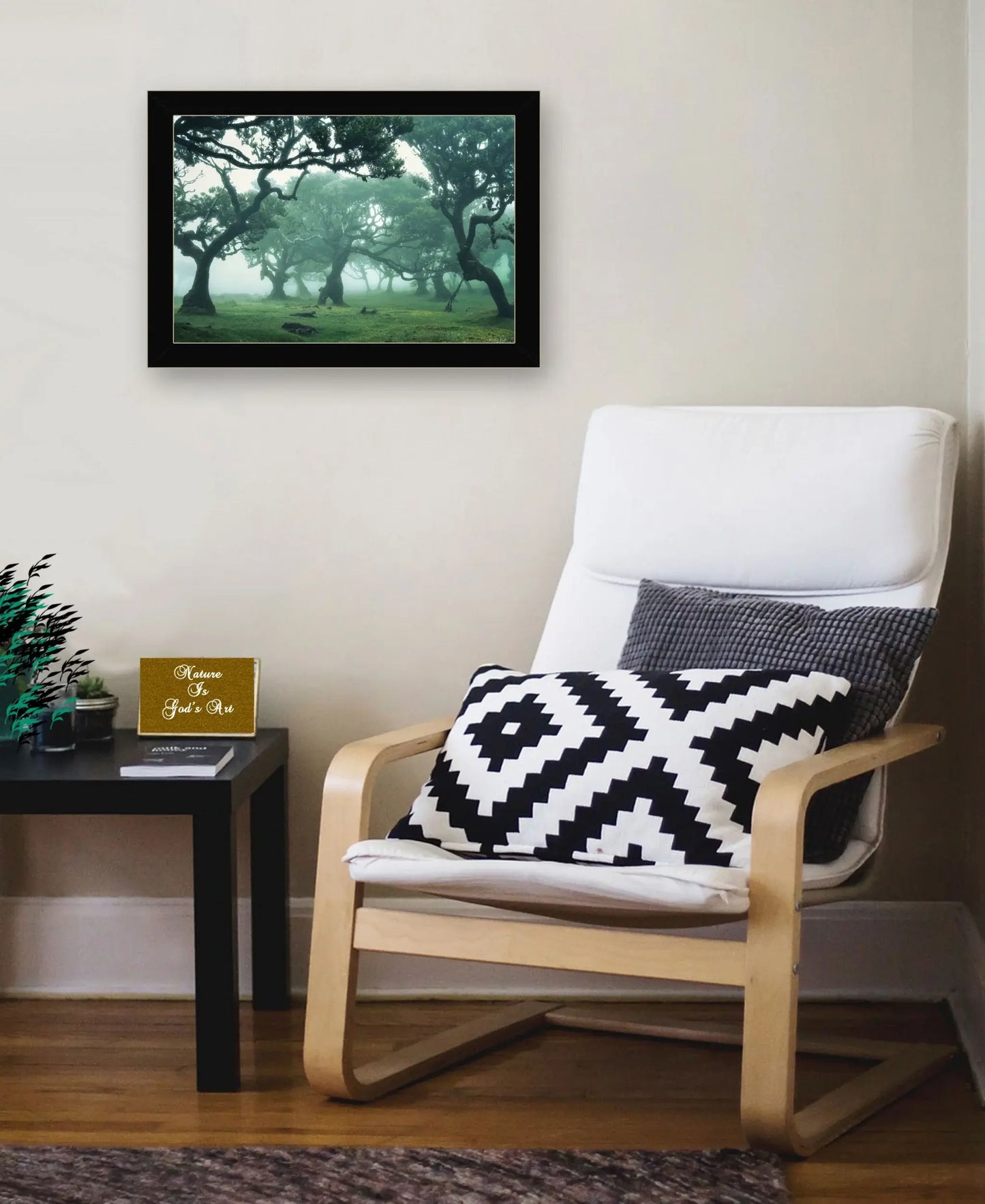 Enchanted Forest II 1 Black Framed Print Wall Art - Homeroots - Flyclothing LLC