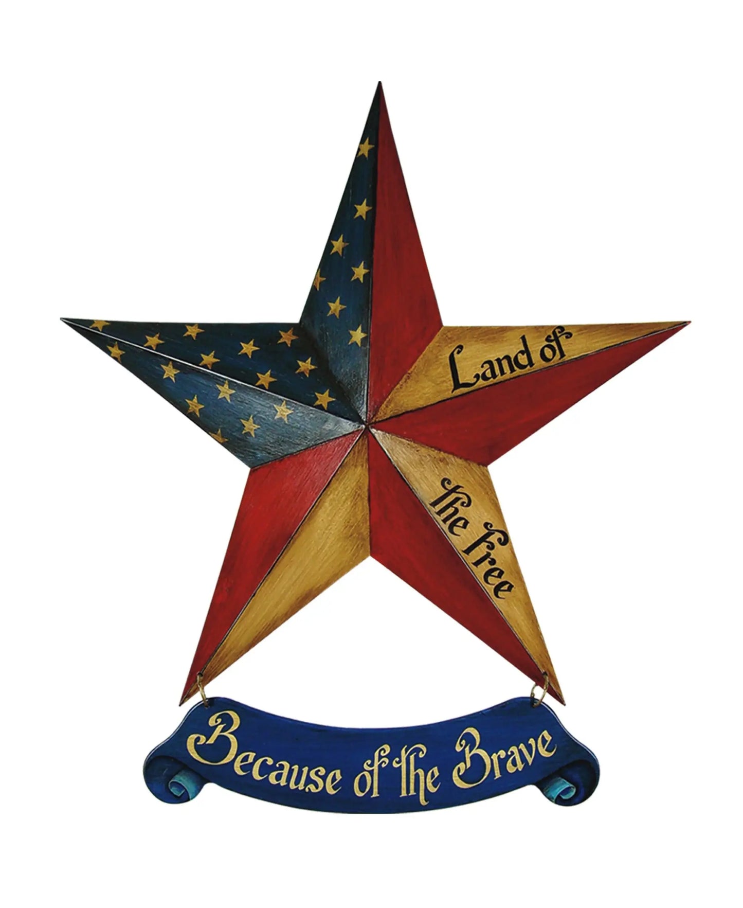 Land Of The Free Unframed Print Wall Art - Homeroots - Flyclothing LLC