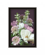 Wild For Plum Bouquet 2 Black Framed Print Wall Art - Homeroots - Flyclothing LLC