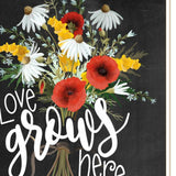 Tropical Sprig 1 White Framed Print Wall Art - Homeroots - Flyclothing LLC