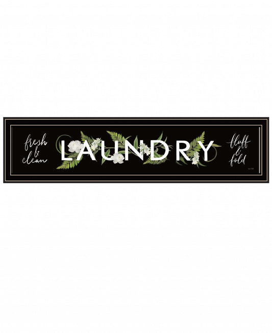 Laundry Fresh and Clean 1 Black Framed Print Bathroom Wall Art - Homeroots - Flyclothing LLC