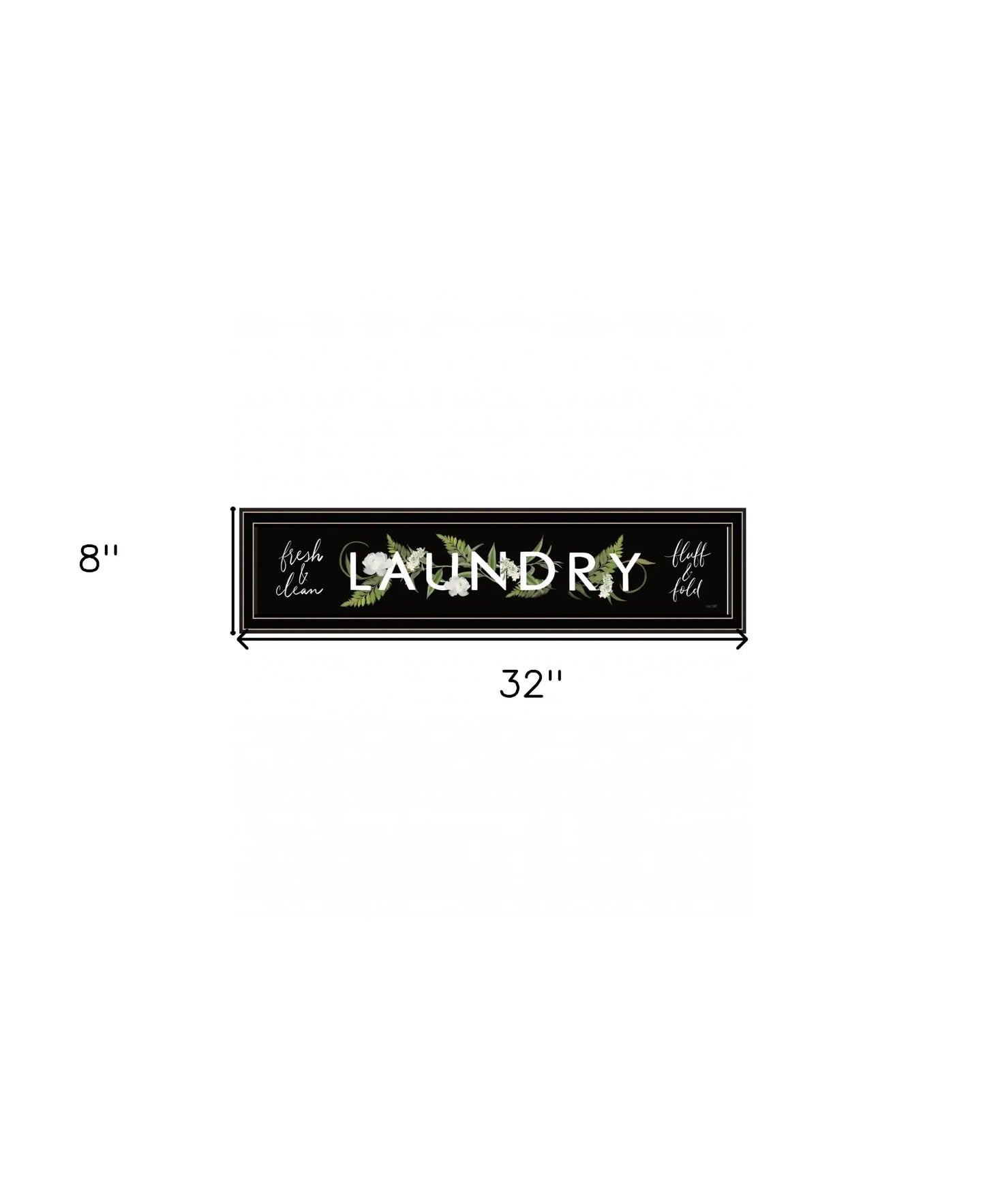 Laundry Fresh and Clean 1 Black Framed Print Bathroom Wall Art - Homeroots - Flyclothing LLC