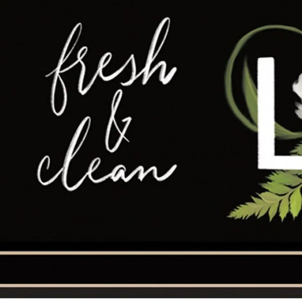 Laundry Fresh and Clean 1 Black Framed Print Bathroom Wall Art - Homeroots - Flyclothing LLC