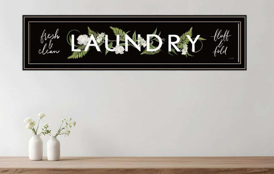 Laundry Fresh and Clean 1 Black Framed Print Bathroom Wall Art - Homeroots - Flyclothing LLC