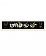 Laundry Fresh and Clean 2 White Framed Print Bathroom Wall Art - Homeroots - Flyclothing LLC