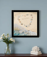 Marriage is a Beach 1 Black Framed Print Wall Art - Homeroots - Flyclothing LLC