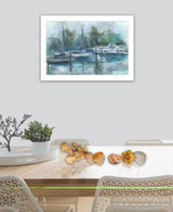 Lagoon 1 White Framed Print Wall Art - Homeroots - Flyclothing LLC