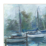 Lagoon 1 White Framed Print Wall Art - Homeroots