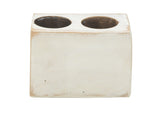 2" Wide Pillar Centerpiece Votive Candle Holder - Homeroots