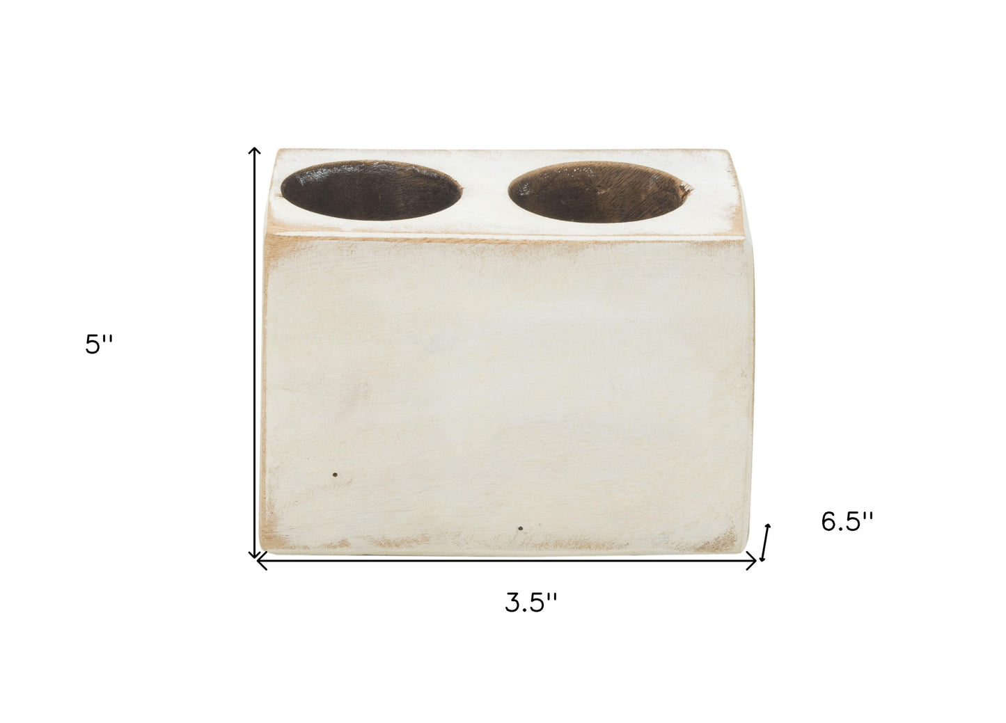 2" Wide Pillar Centerpiece Votive Candle Holder - Homeroots - Flyclothing LLC
