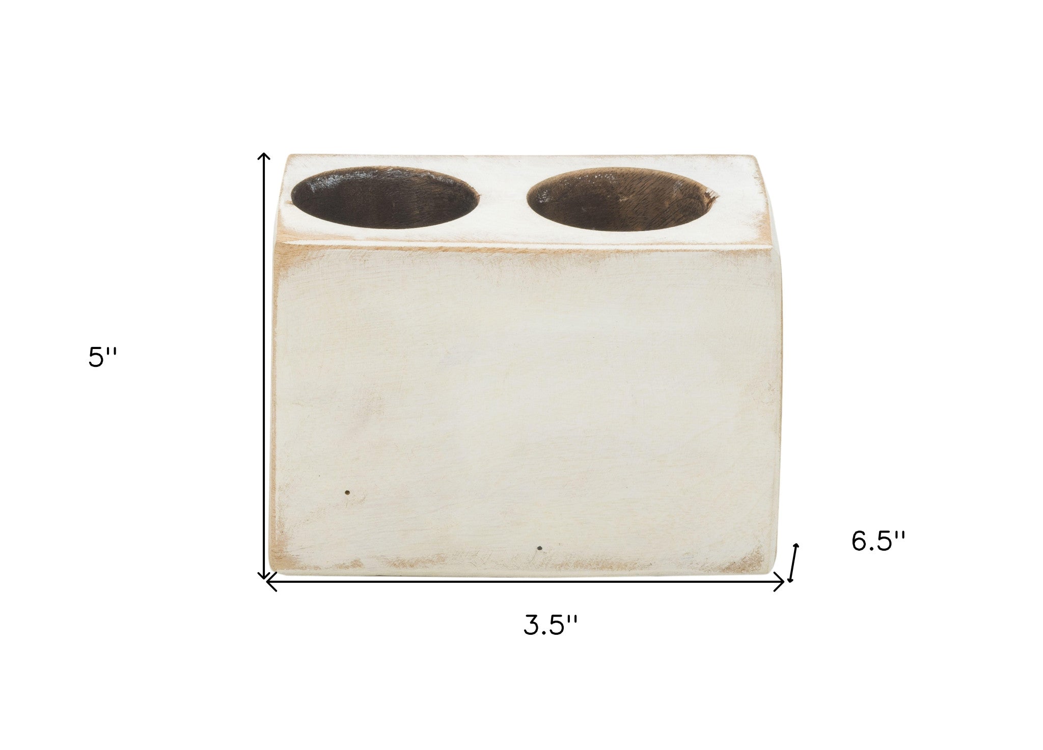 2" Wide Pillar Centerpiece Votive Candle Holder - Homeroots - Flyclothing LLC