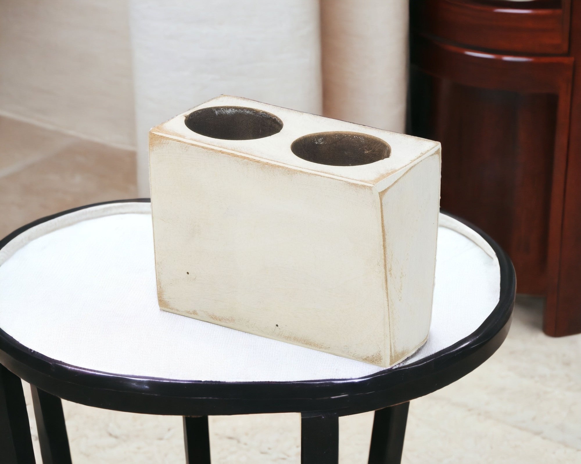2" Wide Pillar Centerpiece Votive Candle Holder - Homeroots - Flyclothing LLC