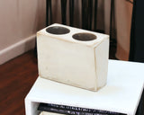 2" Wide Pillar Centerpiece Votive Candle Holder - Homeroots