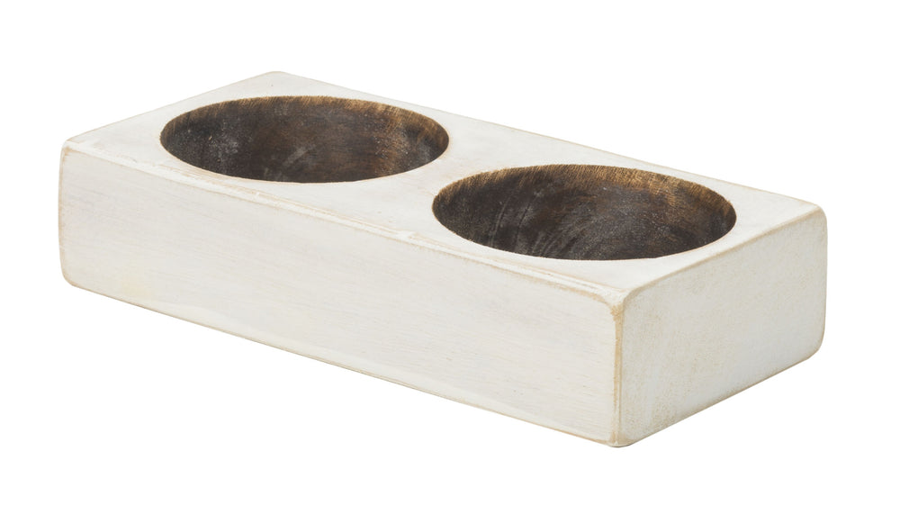 4" Wide Pillar Tabletop Votive Candle Holder - Homeroots