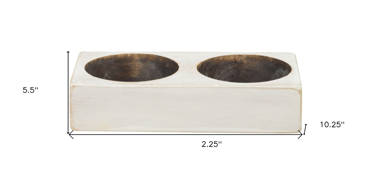 4" Wide Pillar Tabletop Votive Candle Holder - Homeroots - Flyclothing LLC