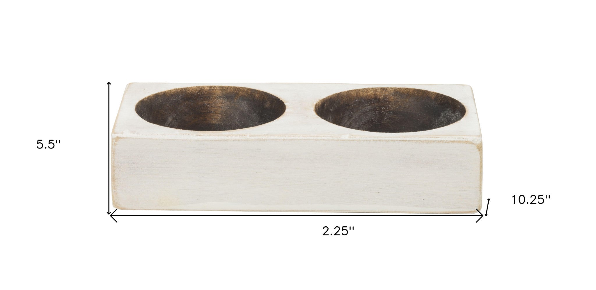 4" Wide Pillar Tabletop Votive Candle Holder - Homeroots - Flyclothing LLC