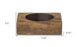 4" Wide Pillar Tabletop Pillar Candle Holder - Homeroots