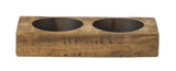4" Wide Pillar Tabletop Pillar Candle Holder - Homeroots