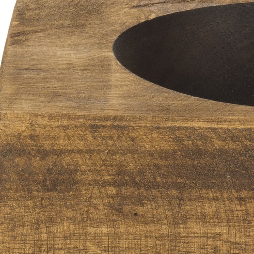 4" Wide Pillar Tabletop Pillar Candle Holder - Homeroots - Flyclothing LLC