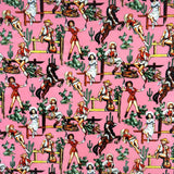Rockmount Ranch Ware Vintage Cowgirl Western Cotton Bandana in Pink - Rockmount Clothing - Flyclothing LLC